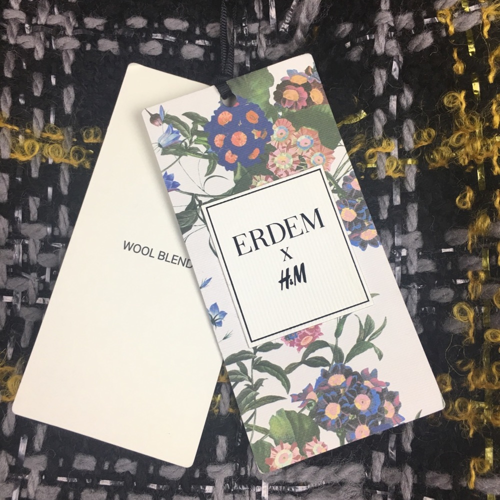 NWT H&M x Erdem Wool Pencil Skirt - Picture 3 of 8